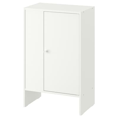 BAGGEBO Cabinet with door, white, 19 5/8x11 3/4x31 1/2 "