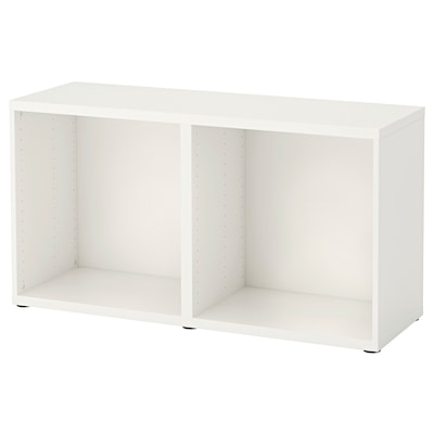 BESTÅ Frame, white, 47 1/4x15 3/4x25 1/4 "