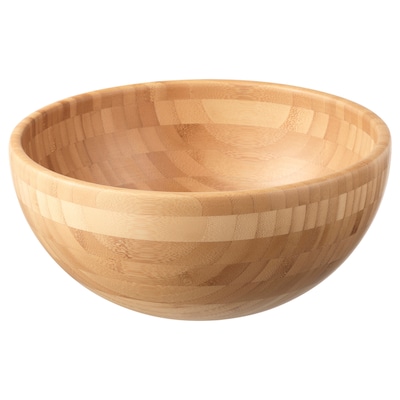 BLANDA MATT Serving bowl, bamboo, 11 "