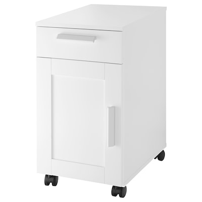 BRIMNES Drawer unit on casters, white, 13 3/4x26 3/4 "