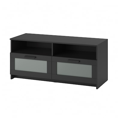 BRIMNES TV unit, black, 47 1/4x16 1/8x20 7/8 "