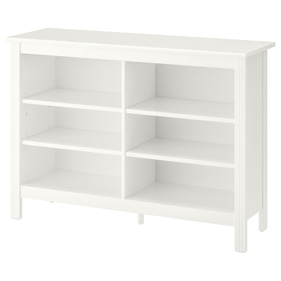 BRUSALI TV unit, white, 47 1/4x14 1/8x33 1/2 "