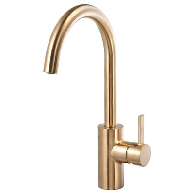 DELSJÖN Kitchen faucet, brass color