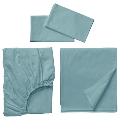 DVALA Sheet set, light blue, Queen