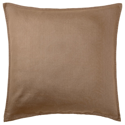 DYTÅG Cushion cover, dark beige, 20x20 "