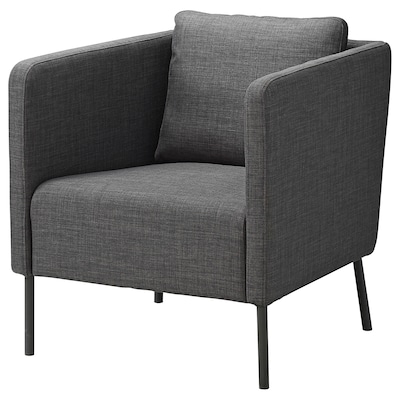 EKERÖ Armchair, Skiftebo dark gray