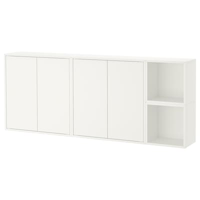 EKET Wall-mounted cabinet combination, white, 68 7/8x9 7/8x27 1/2 "
