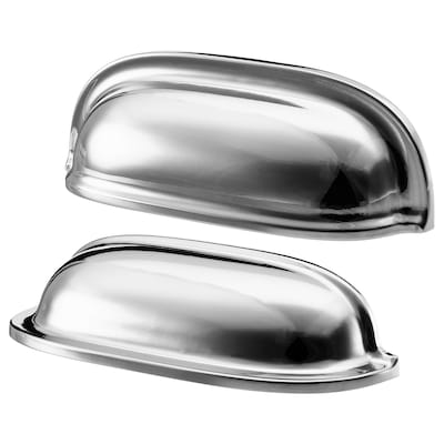 ENERYDA Cup cabinet pull, chrome plated, 3 1/2 "
