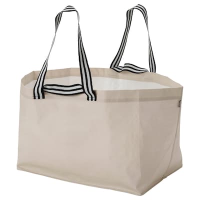 GÖRSNYGG Shopping bag, large, light beige, 22 ½x14 ½x15 ¼ "/2401 oz