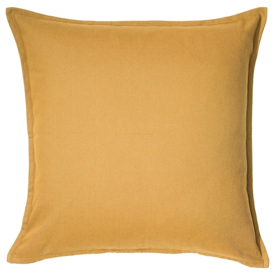 GURLI Cushion cover, golden-yellow, 20x20 "