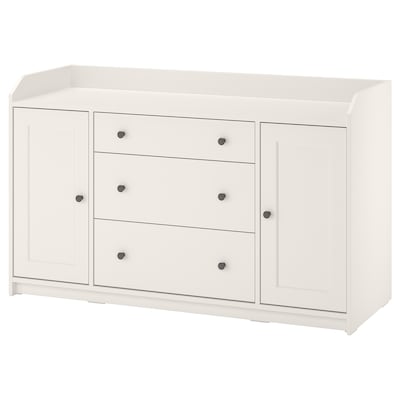 HAUGA Sideboard, white, 55 1/8x33 1/8 "