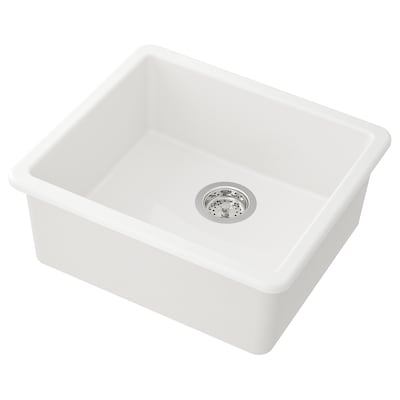 HAVSEN Sink, white, 21x19 "