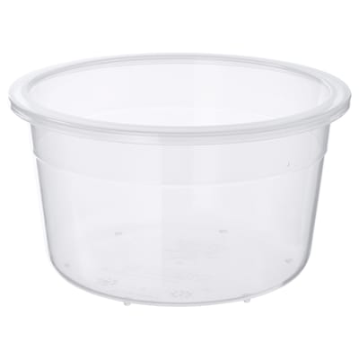 IKEA 365+ Food container, round/plastic, 25 oz