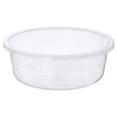 IKEA 365+ Food container, round/plastic, 15 oz