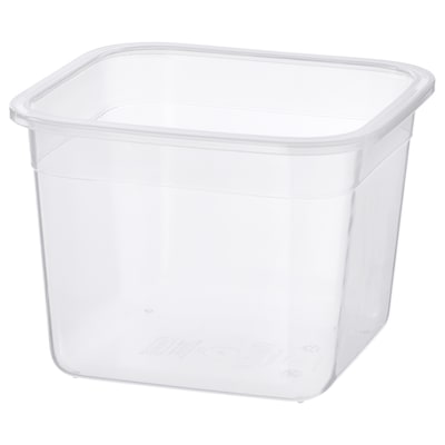 IKEA 365+ Food container, square/plastic, 47 oz