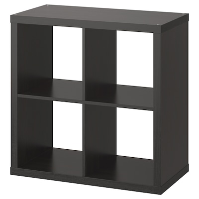KALLAX Shelf unit, black-brown, 30 3/8x30 3/8 "