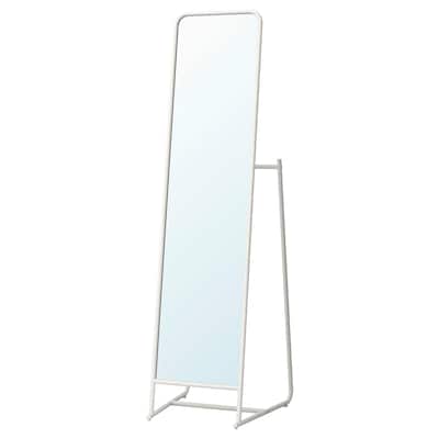 KNAPPER Floor mirror, white, 18 7/8x63 "
