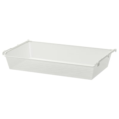 KOMPLEMENT Mesh basket with pull-out rail, white, 39 3/8x22 7/8 "