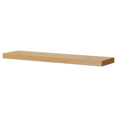 LACK Wall shelf, oak effect, 43 1/4x10 1/4 "