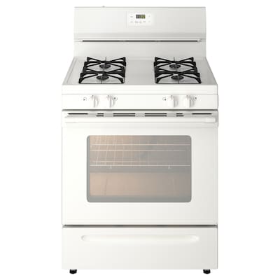 LAGAN Range with gas cooktop, white