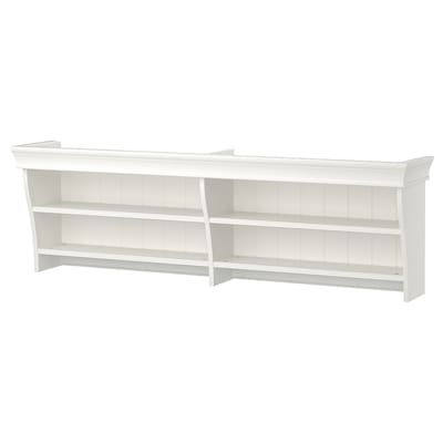 LIATORP Wall/bridging shelf, white, 59 7/8x18 1/2 "