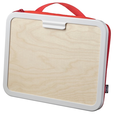 MÅLA Portable drawing case, red, 13 3/4x10 5/8 "