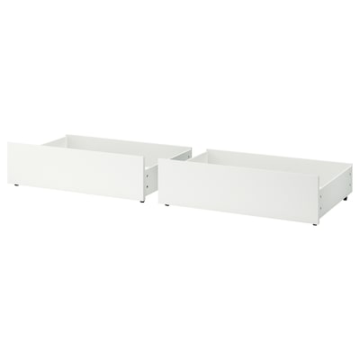 MALM Underbed storage box for high bed, white, Full/Double/Twin/Single