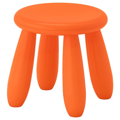 MAMMUT Children's stool, indoor/outdoor/orange