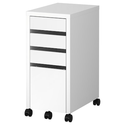 MICKE Drawer unit/drop file storage, white, 13 3/4x29 1/2 "
