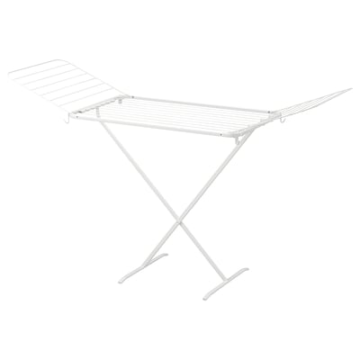 MULIG Drying rack, indoor/outdoor, white