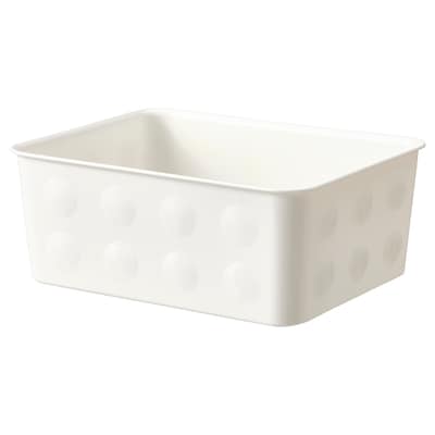 NOJIG Organizer, plastic/white, 7 ¾x9 ¾x4 "