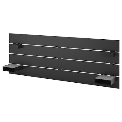 NORDLI Headboard, anthracite, 55 1/8/63 "