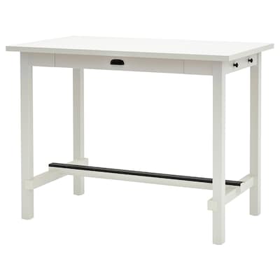 NORDVIKEN Bar table, white, 55 1/8x31 1/2x41 3/8 "