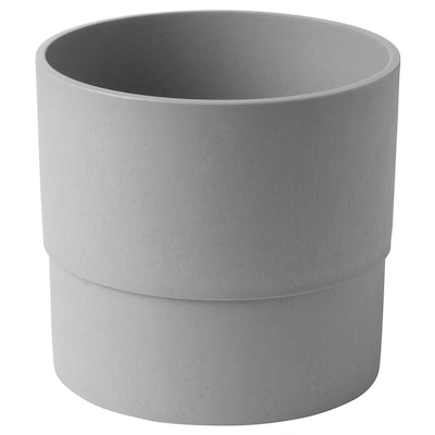 NYPON Plant pot, indoor/outdoor gray, 6 "