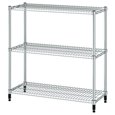 OMAR Shelf unit, galvanized, 36 1/4x14x37 "