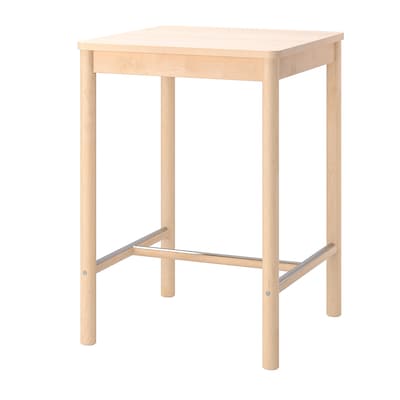 RÖNNINGE Bar table, birch, 29 1/2x29 1/2 "
