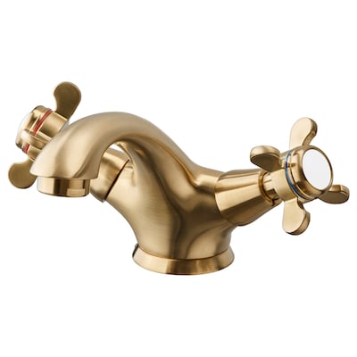 RUNSKÄR Bath faucet with strainer, brass color