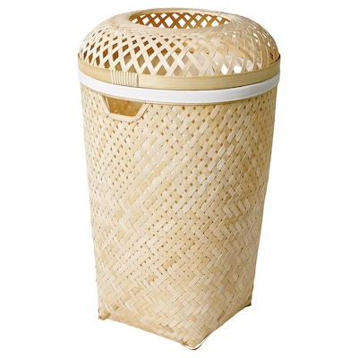 SALUDING Laundry basket, handmade bamboo, 13 gallon