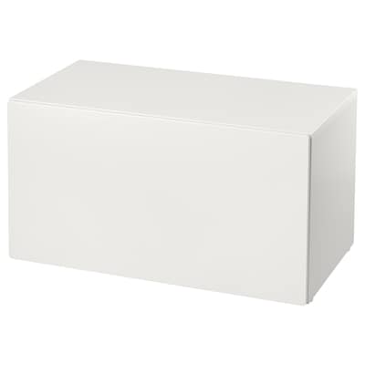 SMÅSTAD Bench with toy storage, white/white, 35 3/8x20 1/2x18 7/8 "