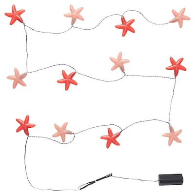 SOLVINDEN LED string light with 12 lights, decoration outdoor/battery operated star