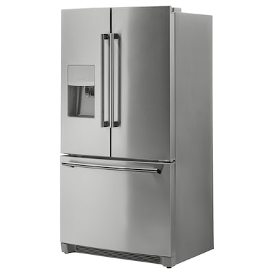 STJÄRNSTATUS French door refrigerator, Stainless steel, 21.7 cu.ft