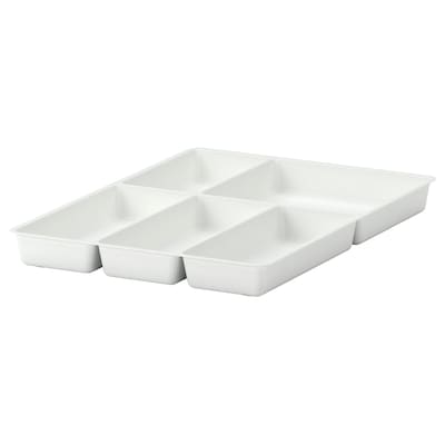 STÖDJA Flatware tray, white, 14x20 "