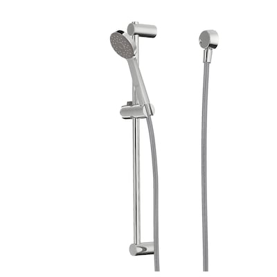VALLAMOSSE Riser rail with hand shower/outlet, chrome plated