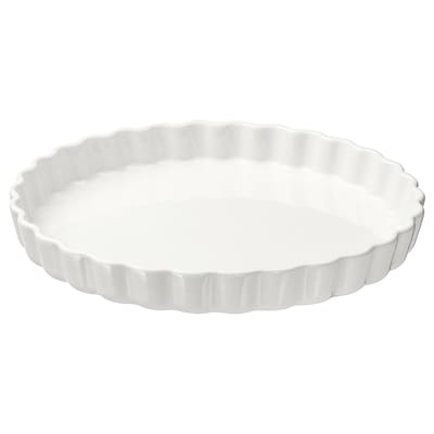 VARDAGEN Pie plate, off-white, 13 "