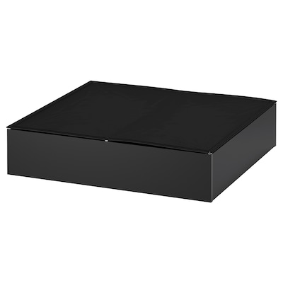 VARDÖ Underbed storage box, black, 25 5/8x27 1/2 "