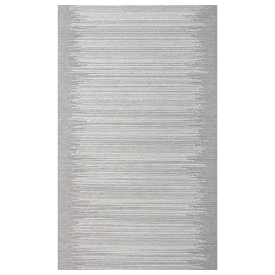 VATTENAX Panel curtain, gray/white, 24x118 "