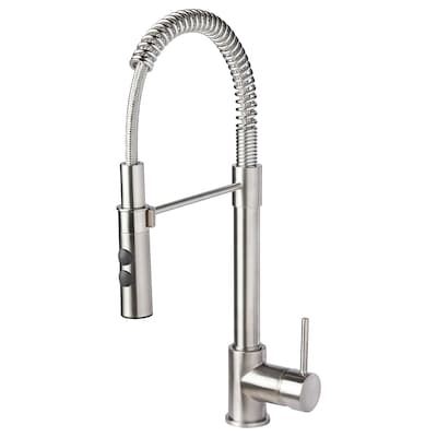 VIMMERN Kitchen faucet with handspray, stainless steel color