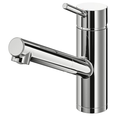 YTTRAN Kitchen faucet with pull-out spout, chrome plated